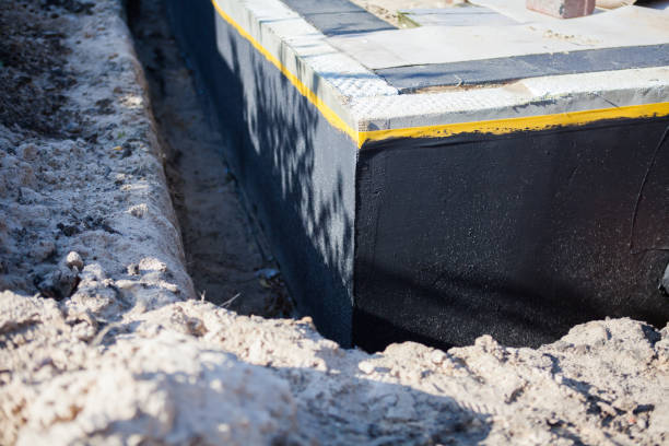 Residential Waterproofing installation at a Hampstead, NC home by SJ Waterproofing Pros